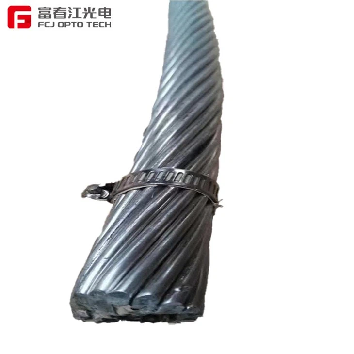 Fcj Optical Fiber Optic Cable Al-covered SUS Tube Opgw Wire Ground Function With Anti-lighning Material